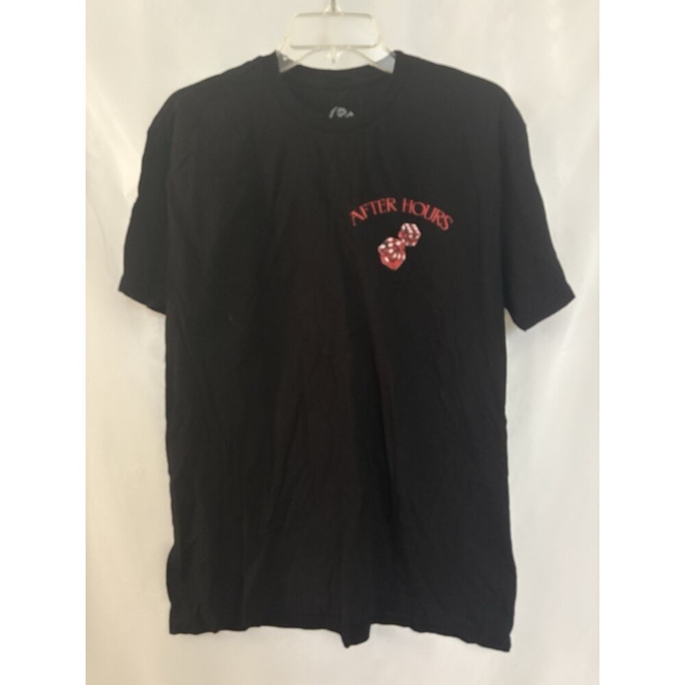 The Weeknd XO After Hours Graphic T-shirt Men Medium Black Short Sleeve Music